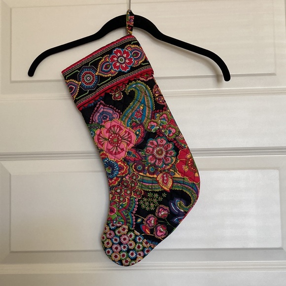 Brand New Vera Bradley “Symphony In Hue” Christmas Stocking - Picture 2 of 3